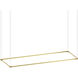 Z-Bar Pendant Ceiling Light, Rectangle